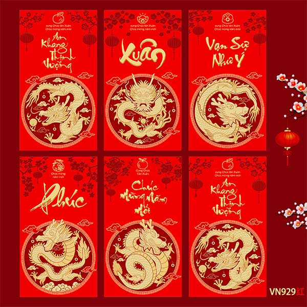 Bao lì xì tết 2024