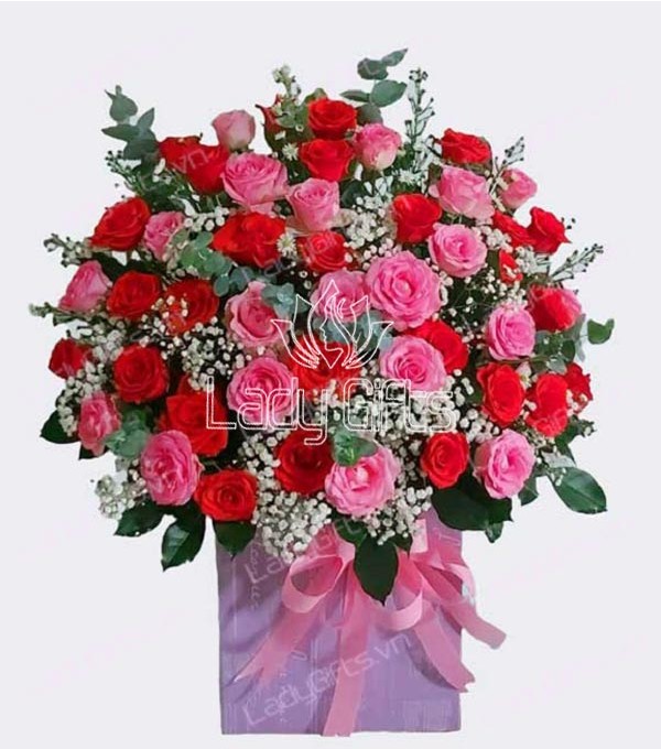 shop hoa tươi cung cấp hộp hoa hồng tươi đẹp